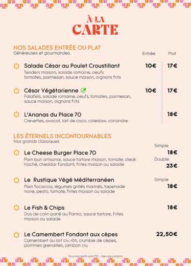 Menu - page 3