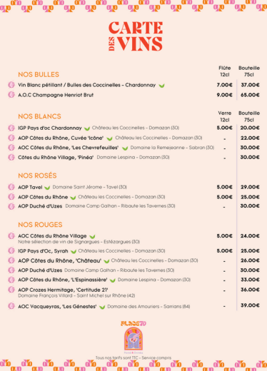 Menu - page 9